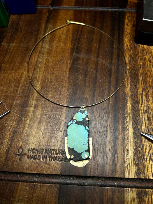 Custom Turquoise choker - deposit