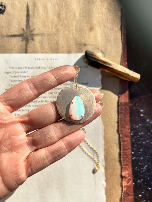 Gilson Opal Star necklace