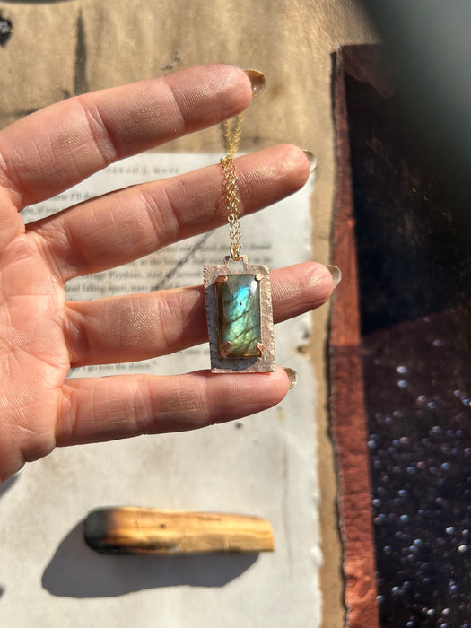 Labradorite Star necklace