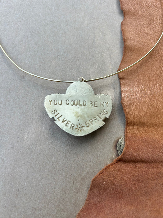 Brown Turquoise choker - Stevie Nicks