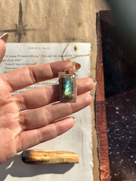 Labradorite Star necklace