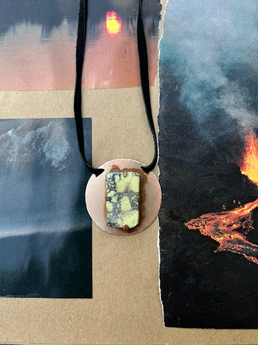 Green turquoise pendant