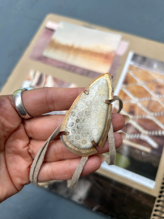 Suede bolo tie - original design