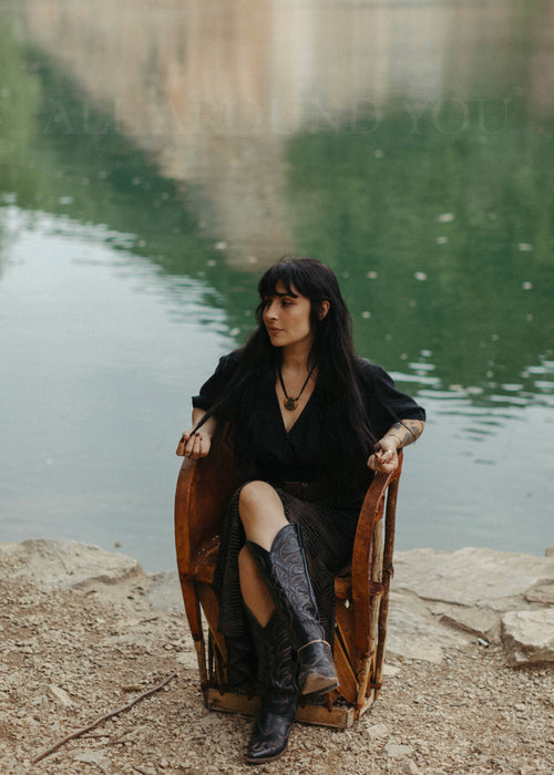 Dark Green Turquoise Pendant