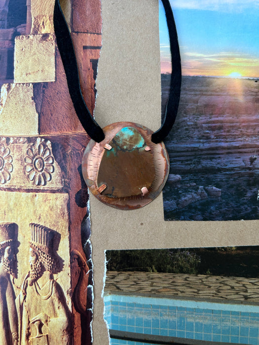 Brown turquoise pendant