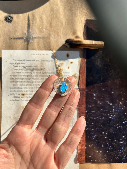 Opal Star necklace