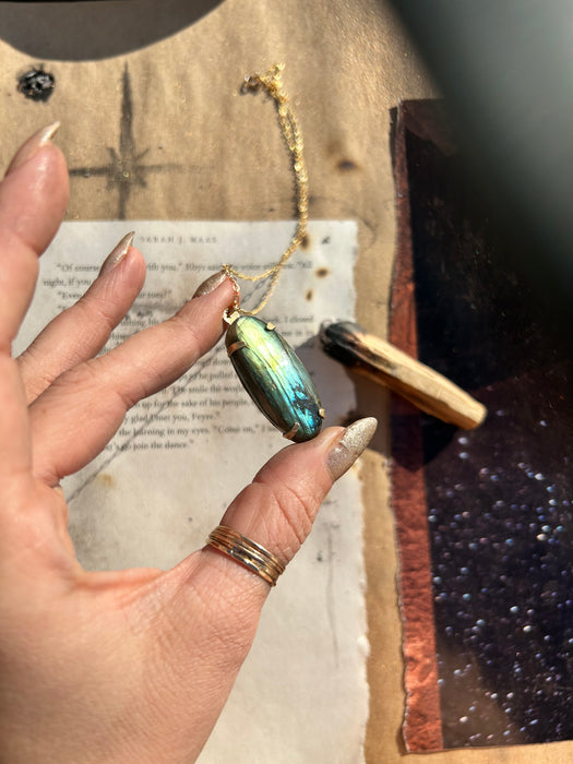 Labradorite Star necklace
