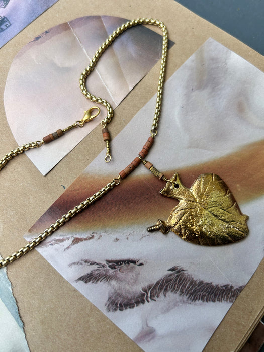 Round Top Sacred Heart necklace