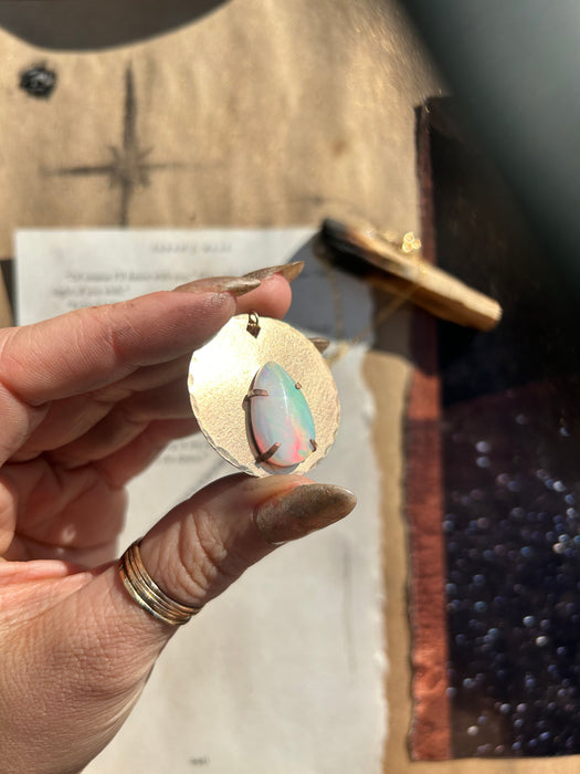 Gilson Opal Star necklace
