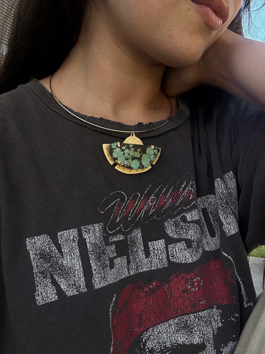 Turquoise choker necklace