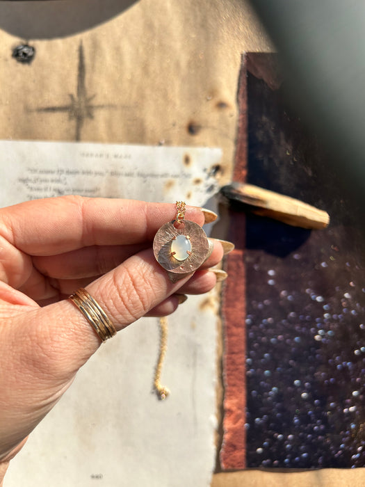 Chalcedony Star necklace