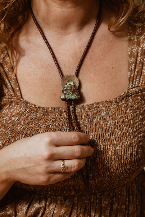“Dawns” Turquoise bolo tie