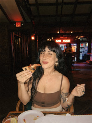 Figaro chain drop necklace