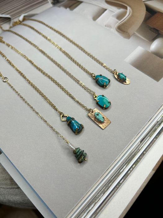 Smaller Turquoise Pendants