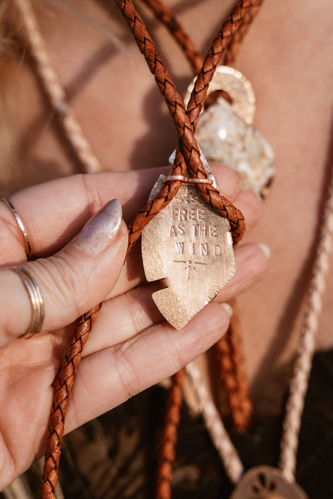 Free as the Wind bolo tie