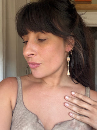 Double Shell earrings