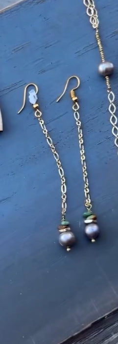 Custom - necklace and earrings