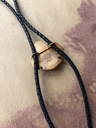 Dark Blue Turquoise Bolo Tie