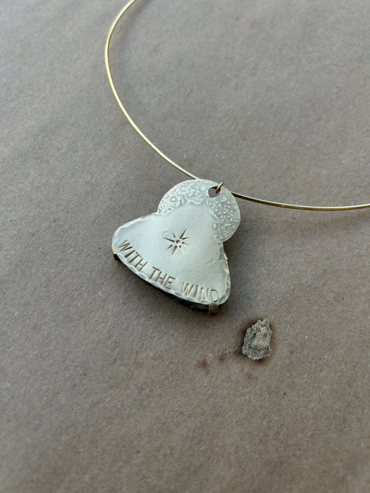 Light blue and green turquoise choker