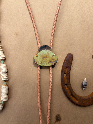 Green Turquoise Bolo Tie