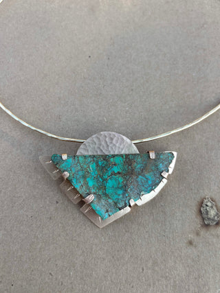 Turquoise Sunrise Choker necklace