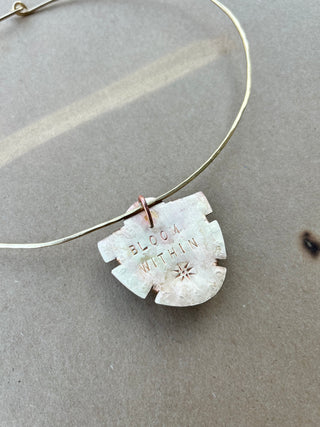 Large Turquoise choker necklace