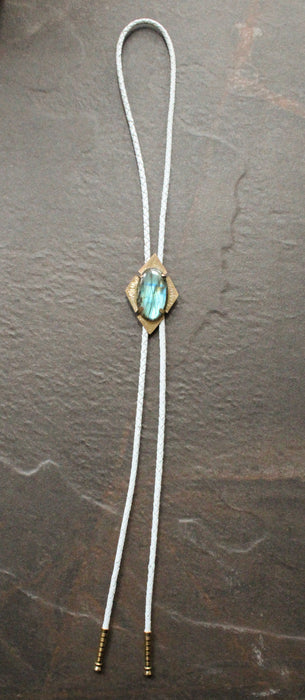 Labradorite Bolo Tie