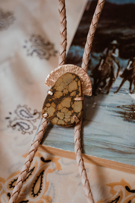 “Sunset in the Canyon” bolo tie