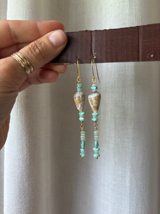 Sea shell + Turquoise