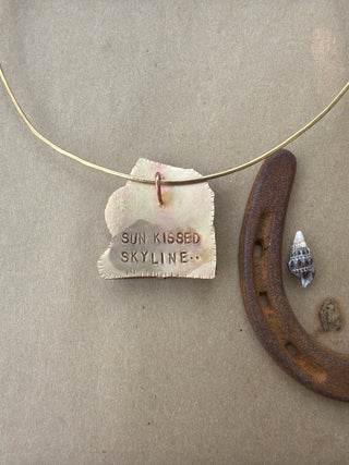 Ceramic Choker Pendant