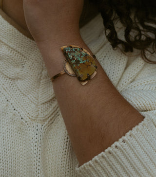 Turquoise Statement cuff bracelet
