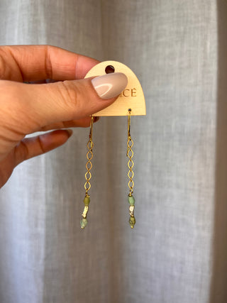 Turquoise and Pearl drop earrings