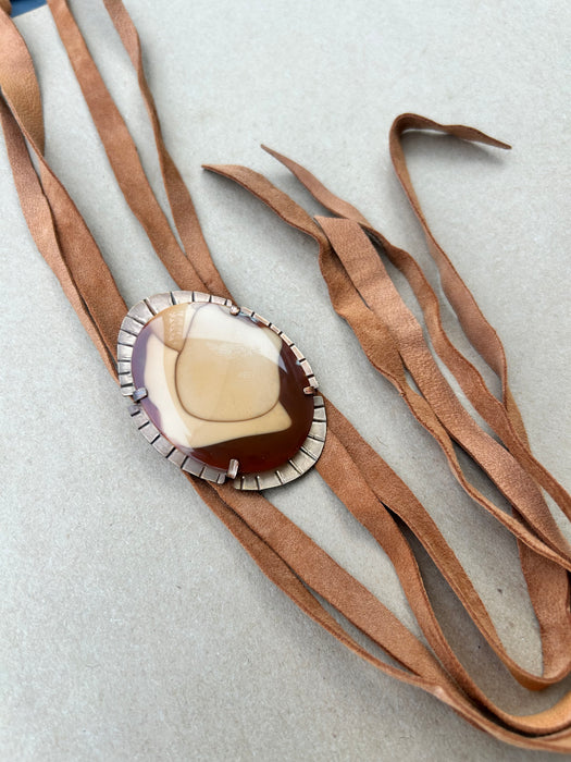 Brown Jasper bolo