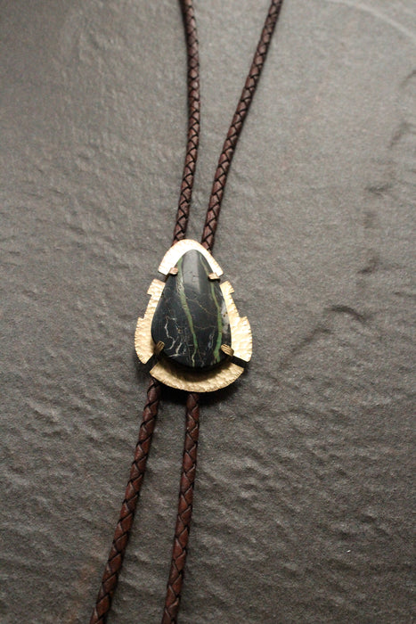 “Living Over” Greensky Bluegrass bolo tie