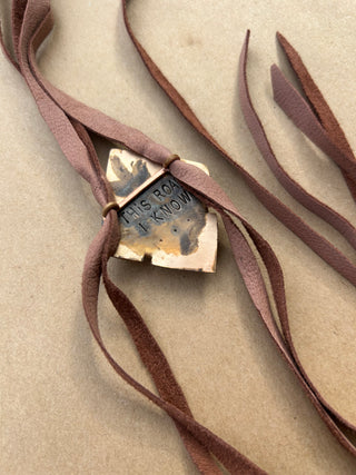 Jasper Suede Bolo Tie