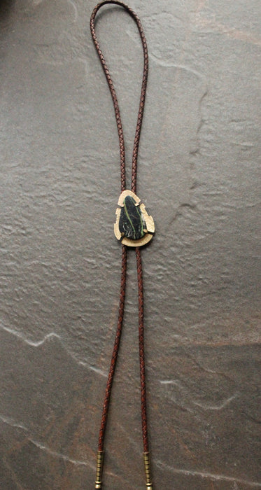 “Living Over” Greensky Bluegrass bolo tie