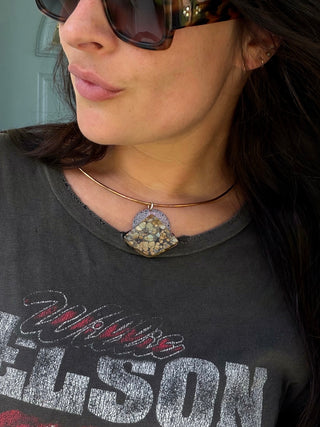 Brown Turquoise Choker Necklace - Personal Collection