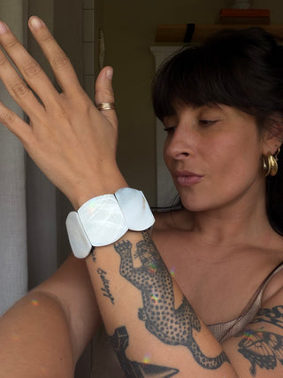 Vintage Mother of Pearl Cuff Bracelet