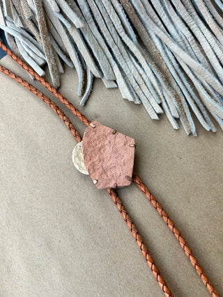 Terracotta Bolo Tie