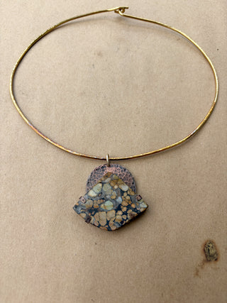 Brown Turquoise Choker Necklace - Personal Collection