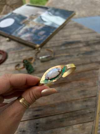 Moonstone Cuff