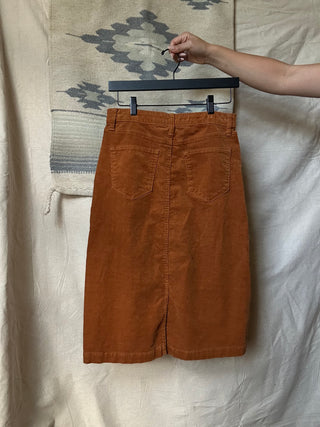 Corduroy Rust Skirt - St. John's Bay ￼