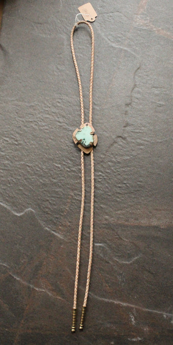 Lavender Turquoise bolo tie