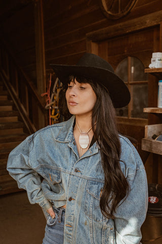 Terracotta Picture Jasper bolo tie