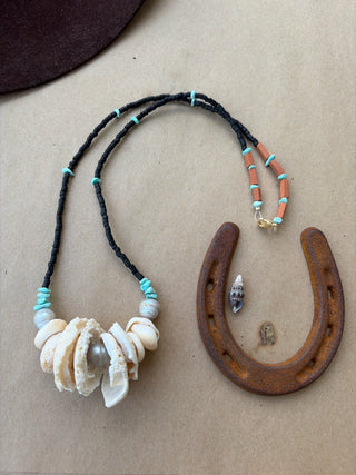 Funky Shell Hat Band - Round Top Fashion