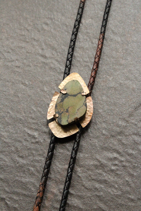 Green Turquoise Bolo Tie