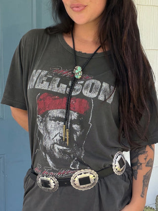 Turquoise Bolo Tie - Petite