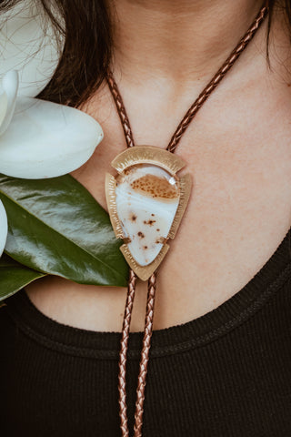 Large Cream + Tan lace Agate - Poem (Mother Piece)