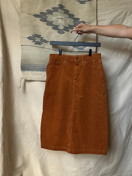 Corduroy rust skirt - St. John's bay ￼