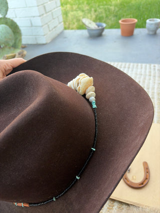 Funky Shell Hat Band - Round Top Fashion